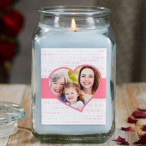 Love You This Much 18 oz Crystal Waters Scented Photo Candle - 21924-18CW