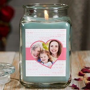 Love You This Much 18 oz Eucalyptus Scented Photo Candle - 21924-18ES
