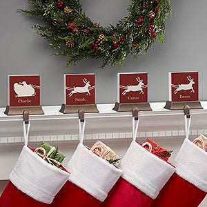 Nostalgic Noel Personalized Stocking Holder - 21951