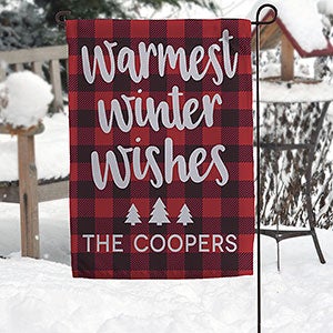 Cozy Cabin Personalized Garden Flag - 21961