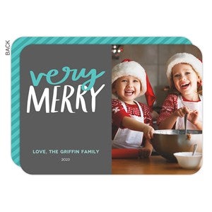Very Merry Holiday Card-Premium - 22003-P