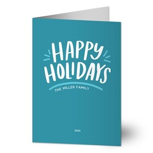Simple Happy Holidays Card - 22022