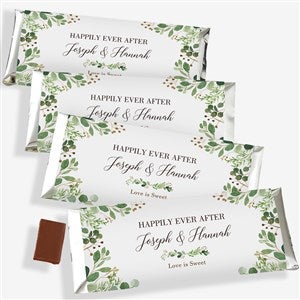 Laurels of Love Personalized Candy Bar Wrappers - 22025