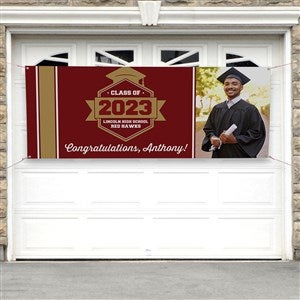 Class Of Personalized Graduation Photo Banner - 30x72 - 22046