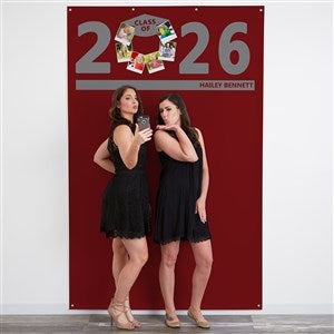 Graduation Celebration Personalized Photo Backdrop - 22048