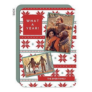 What a Year Photo Holiday Card - 22067