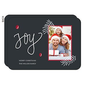 Joy Berry Holiday Photo Card - 22075