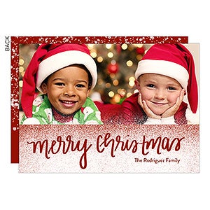 Snow Flurries Christmas Card - 22100