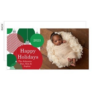 Ornament Holiday Postcard - 22104