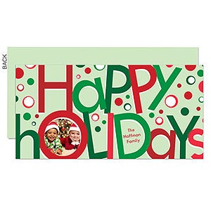 Holiday Circles Postcard-Premium - 22105-P