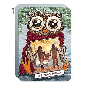 Owl Illustration Holiday Card - 22125