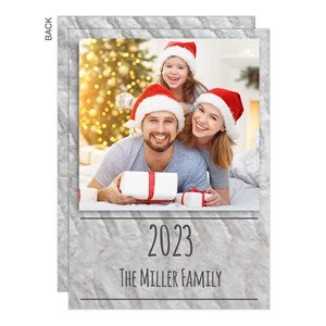 Simply Gray Holiday Card - 22126