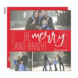 Merry and Bright Holiday Card - 22136