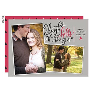 Sleigh Bells Ring Holiday Photo Card - 22139