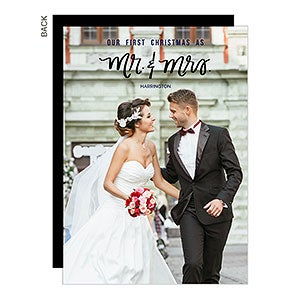 First Married Christmas Card-Premium - 22170-P