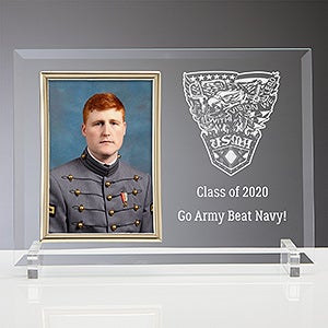 West Point Personalized Glass Frame - 22178-WestPoint