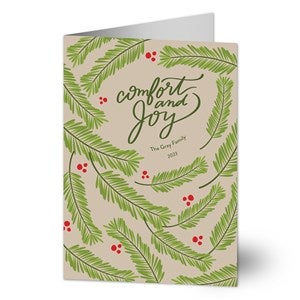 Comfort and Joy Holiday Card-Premium - 22193-P