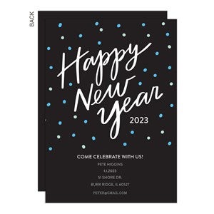 Happy New Year Party Invite - 22207