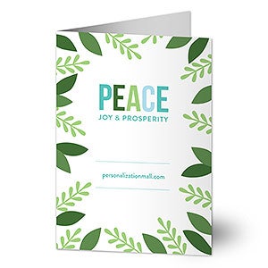 Corporate Botanical Holiday Card - 22215