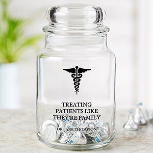 Medical Office Personalized Treat Jar - 22223