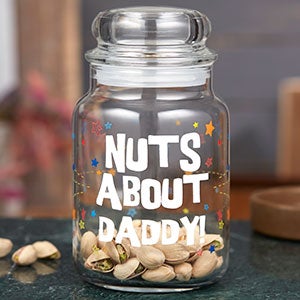 Nuts About...Personalized Glass Treat Jar - 22231