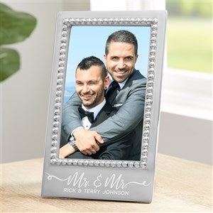 Mariposa Personalized Mr & Mr Wedding Frame - Vertical - 22334-MRV