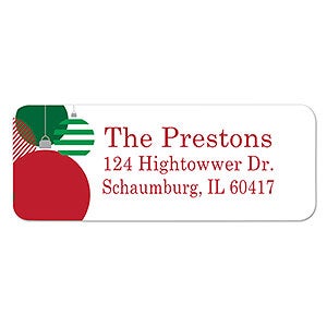 Ornaments Return Address Labels - 22347