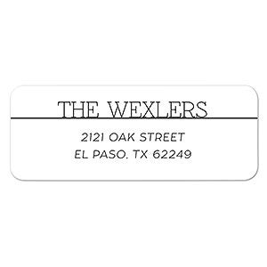 Modern Return Address Labels - 22352