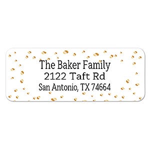 Sparkle Return Address Labels - 22354
