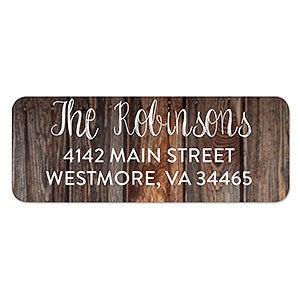Rustic Tree Return Address Labels - 22359
