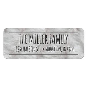 Simply Gray Return Address Labels - 22366