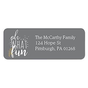 Oh What Fun Address Labels - 22475