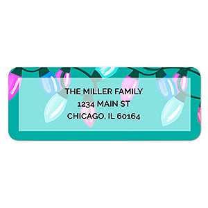 Merry & Bright Return Address Labels - 22498