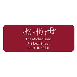 Hand Lettered Ho Ho Ho Address Labels - 22502