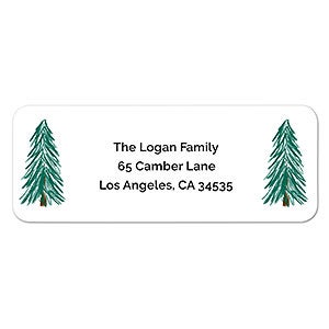Green Tree Address Labels - 22512