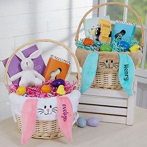 Easter Bunny Personalized Easter Baskets - 22546 Easter Bunny Personalized Easter Baskets - 22546