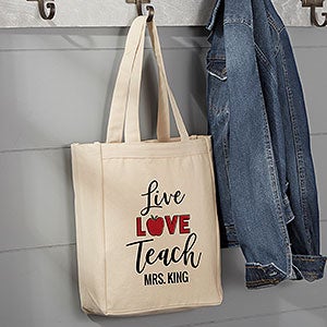 Live Love Teach Small Teacher Tote Bag - 22608-S