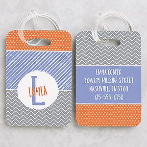 Yours Truly Personalized Luggage Tag 2 Pc Set - 22642