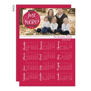 Holiday Photo Calendar Card - 22653