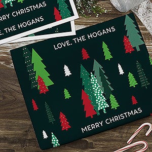 Simple Trees Personalized Wrapping Paper Sheets - 22669-S