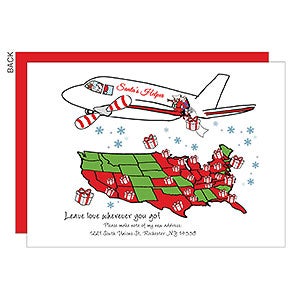 Santas Helper Holiday Moving Card by philoSophies® - 22691