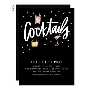 Fun Cocktail Party Invitation - 22748
