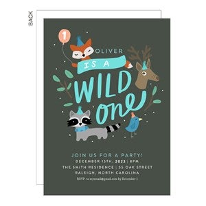 Wild One Birthday Party Invitation - 22764