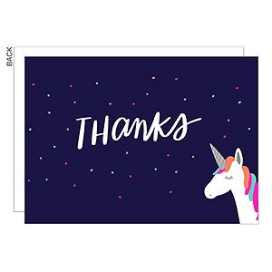 Magical Unicorn Birthday Thank You Cards - 22768