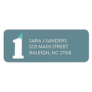 1st Birthday Return Address Labels - 22772