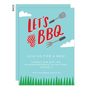 BBQ Party Invitation - 22773