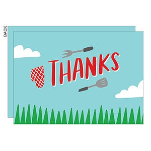 BBQ Party Thank You Cards - 22774