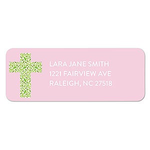 Leaf Cross Return Address Labels - 22778