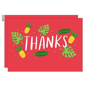 Palm Leaf Thank You Cards - 22780