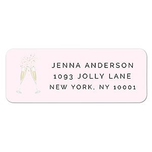 Pop The Champagne Address Labels - 22812